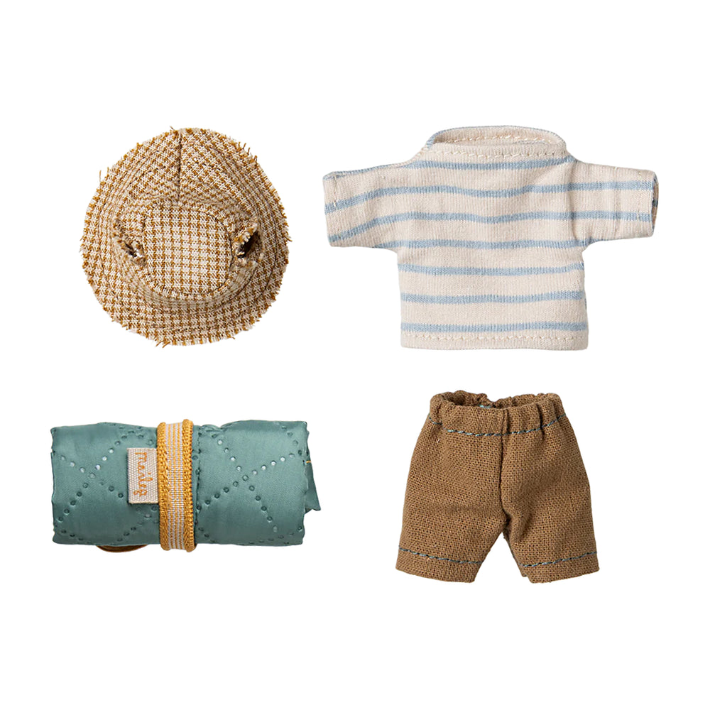 Maileg Big Brother Hiker Mouse, adventurous mouse for Maileg mice