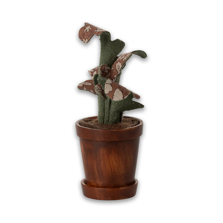 Maileg flower pot with plant for Maileg Mouse House