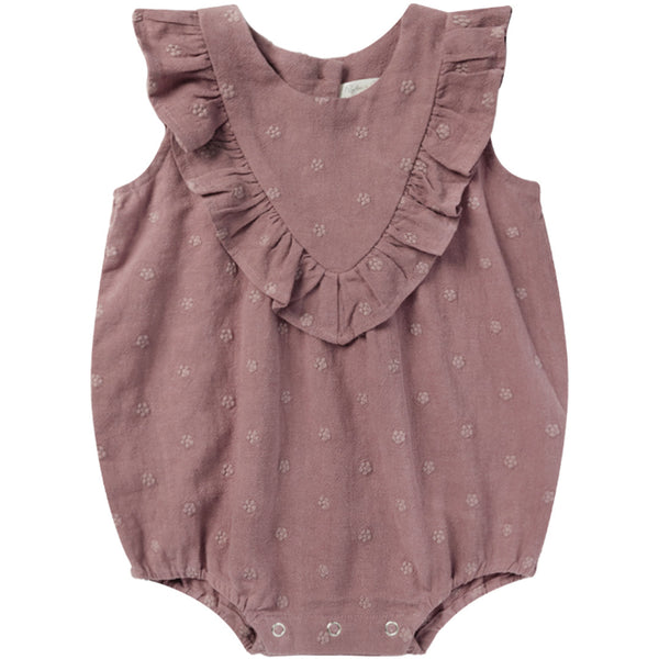 rylee and cru girls romper pink with flowers