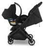 UPPAbaby Minu V3 Car Seat Adapters in Faded, designed for a smooth stroller setup during your travel adventures.