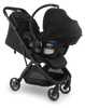 Nuna car seat easily attaches with UPPAbaby Minu V3 Car Seat Adapters, designed for simple stroller connections.