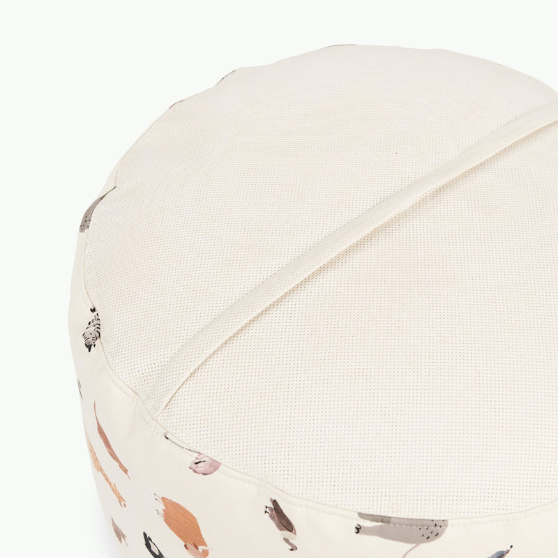 Gathre kids animal patterned pouf