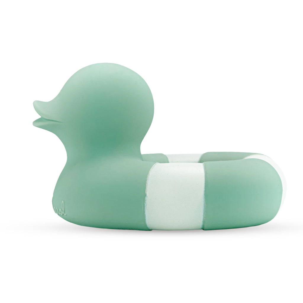 Oli and carol flo the floatie mint duck teether toy