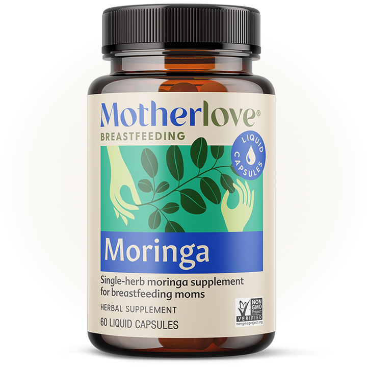 Motherlove Moringa (Malunggay) - Liquid Capsules helps support lactation as effective milk supply supplements