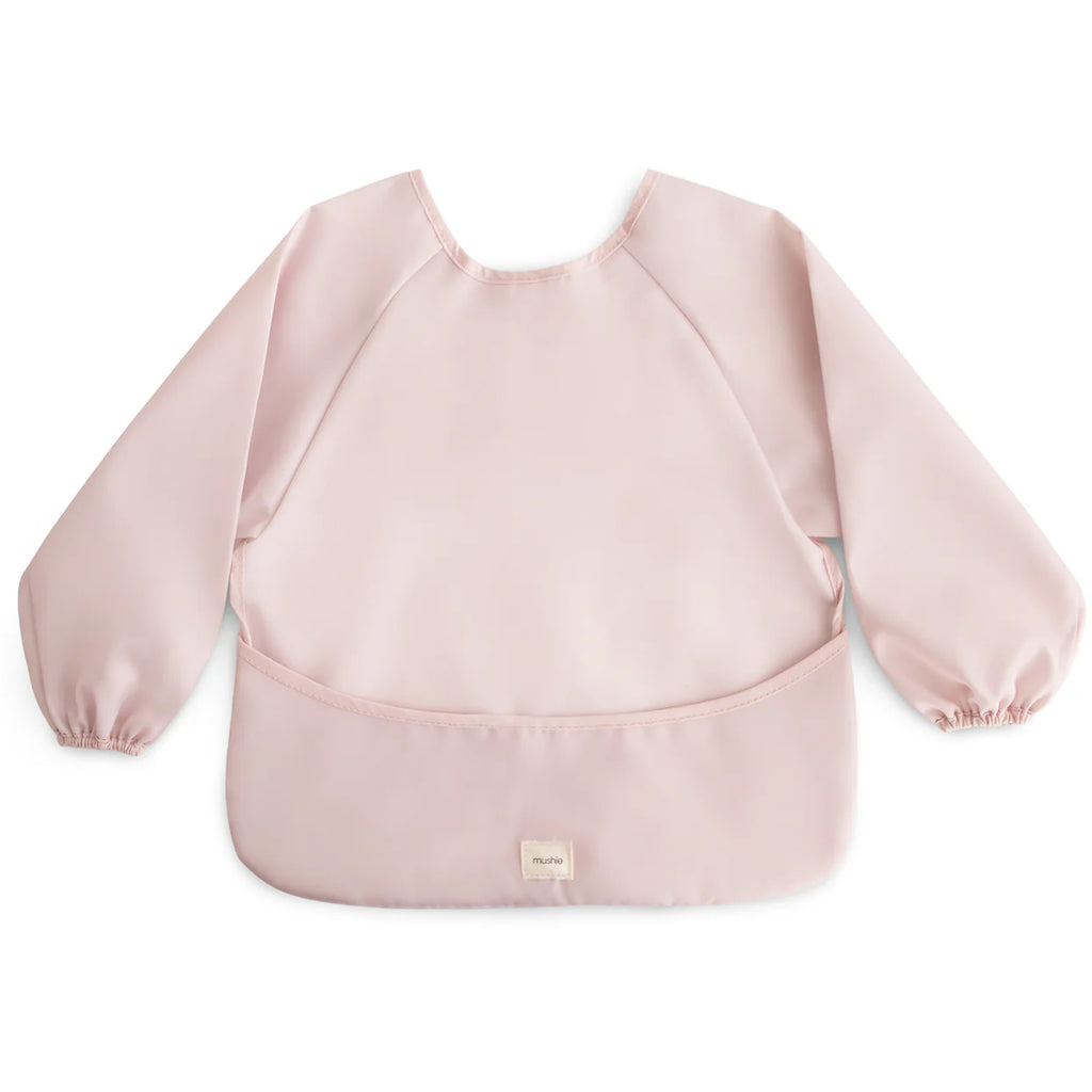 Mushie Long Sleeve Bib Blush