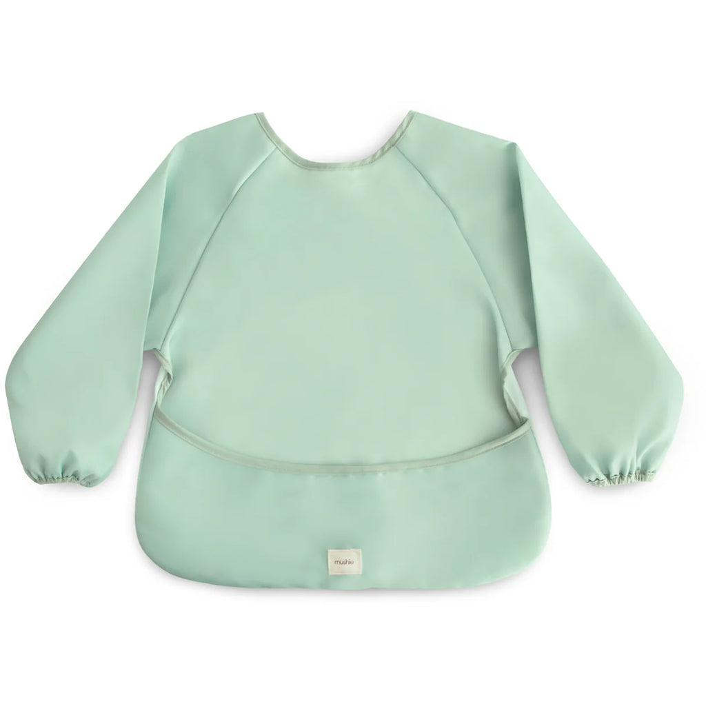 Mushie Long Sleeve Bib Roman Green