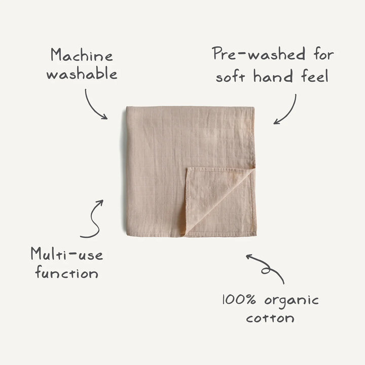 Organic Cotton Swaddle Blanket