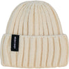 Mebie baby cream chunky knit beanie