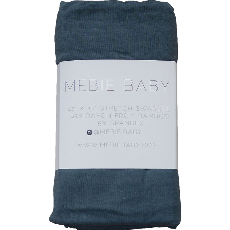 Mebie Baby Charcoal Bamboo Stretch Swaddle wraps your newborn in soft, cozy comfort as a baby swaddle.