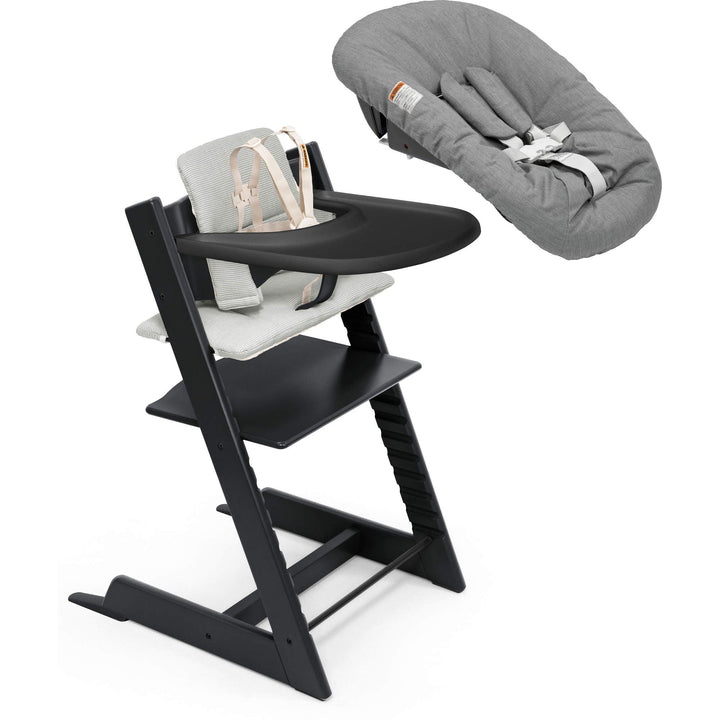 Stokke Tripp Trapp High Chair² with Cushion, Tray and Newborn Set