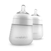 Nanobébé 9oz Flexy Silicone Baby Bottle in white