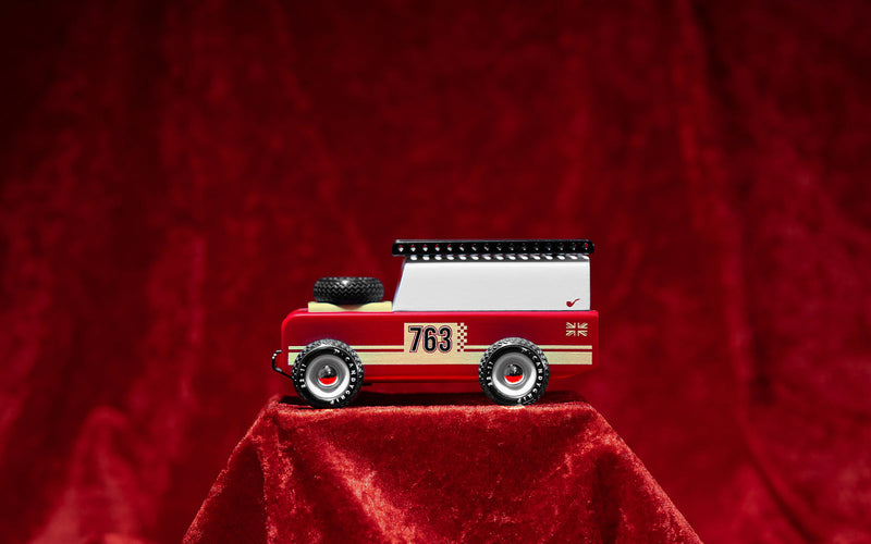 Nigel in velvet texture by Plantoys features a minimalist look, ideal for fans browsing unique toy cars for kids.