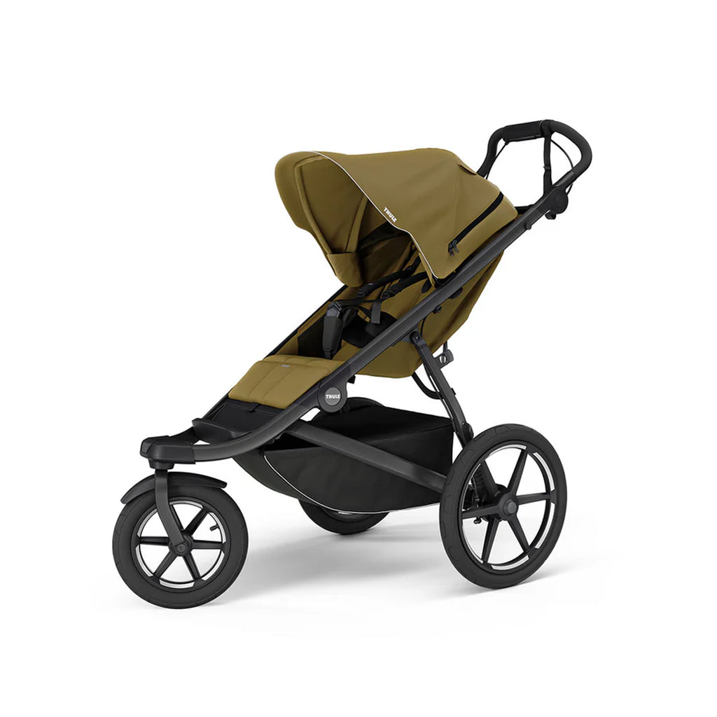 Nutria Green Thule Urban Glide 3 baby stroller, a nature-inspired design.