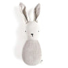 Ouistitine Baby Rattle Bunny in Neutral Chambray