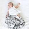 adorable swaddle in animal print for infants