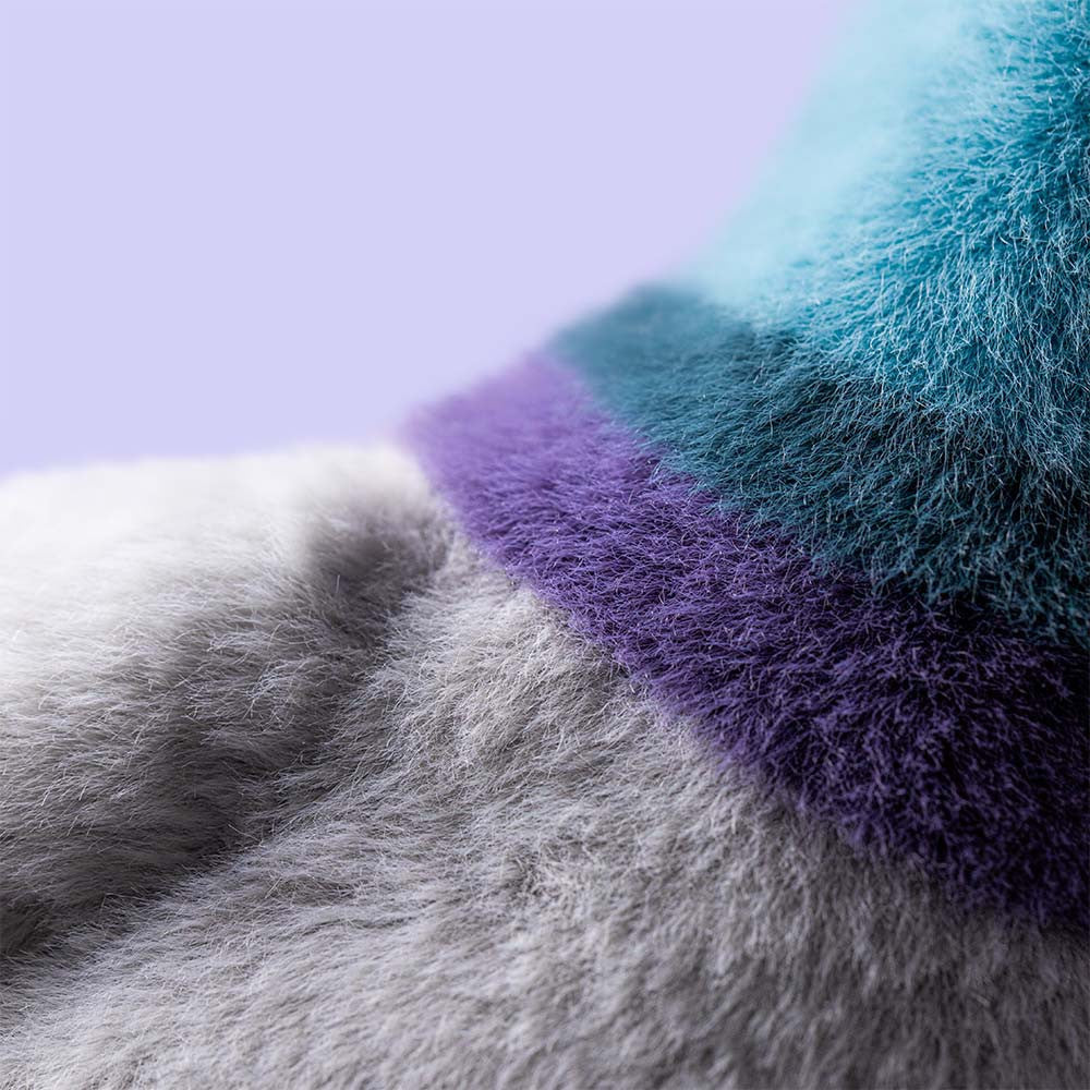 Jellycat Strutton Pigeon plush pigeon close up detail teal blue head and purple neck band ultra soft stuffed bird toy premium plush texture nursery decor gift