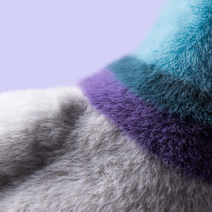 Jellycat Strutton Pigeon plush pigeon close up detail teal blue head and purple neck band ultra soft stuffed bird toy premium plush texture nursery decor gift