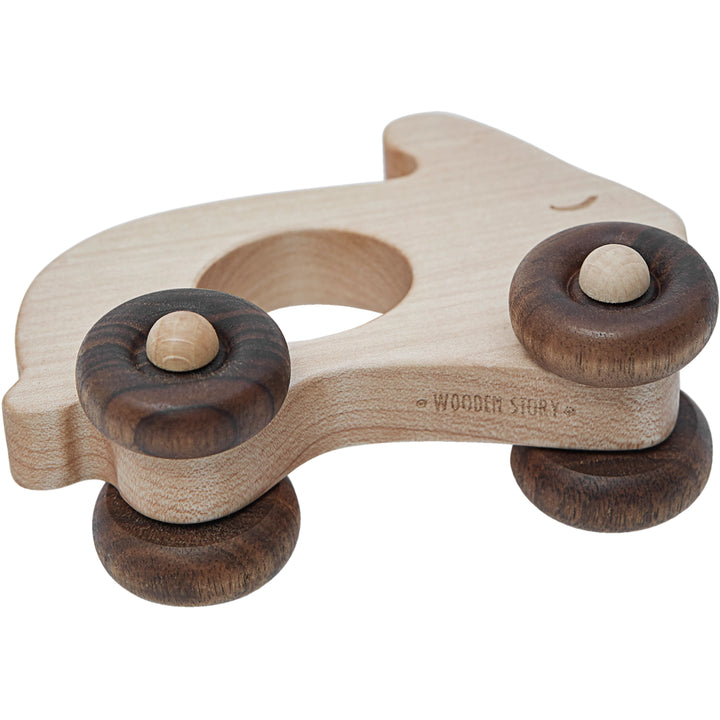 wooden story children's toys wooden rabbit montessori toys