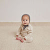 baby wearing knit natural jumpsuit quincy mae sale