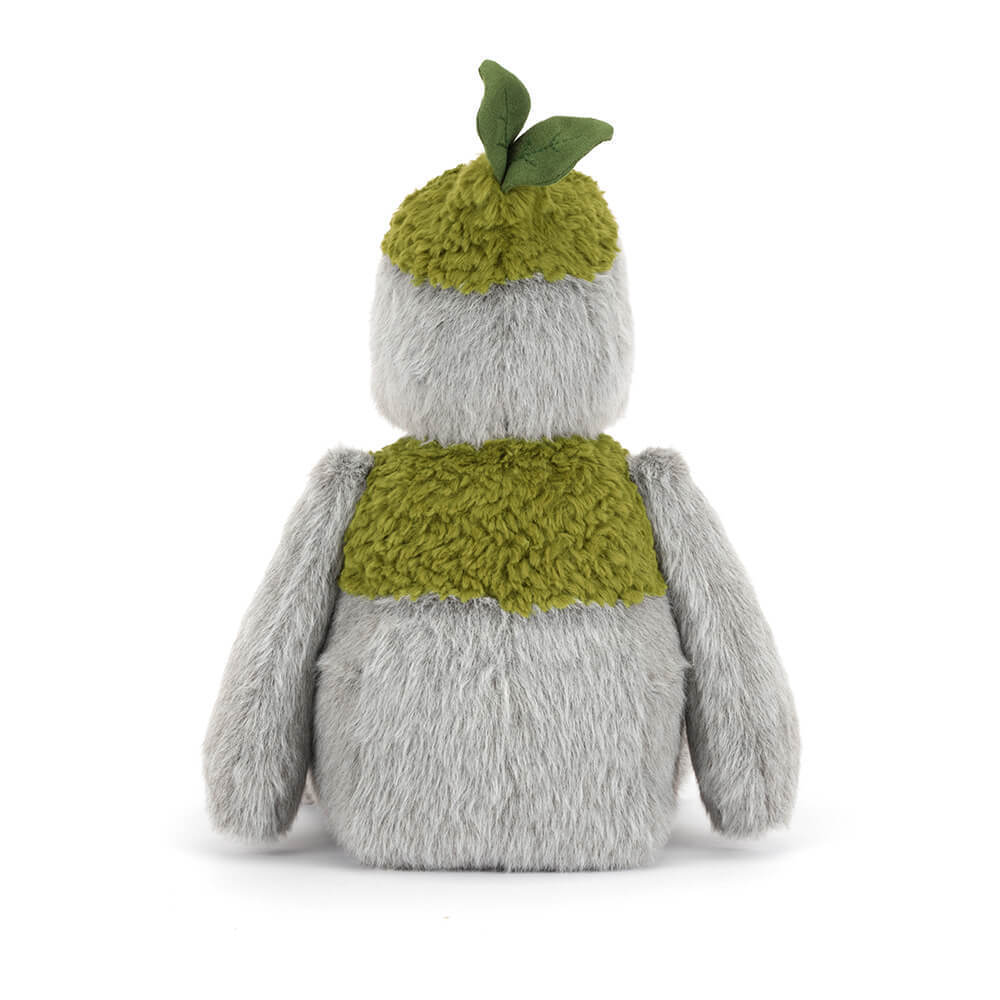 Jellycat Rockleton plush stuffed animal toy, soft mossy rock character stuffed toy, best children's toy - back view