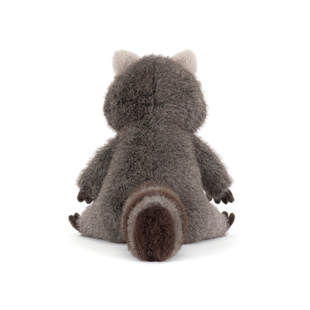 Jellycat Trixiwoo Raccoon plush stuffed animal toy, soft raccoon stuffed toy, best children's toy - back view
