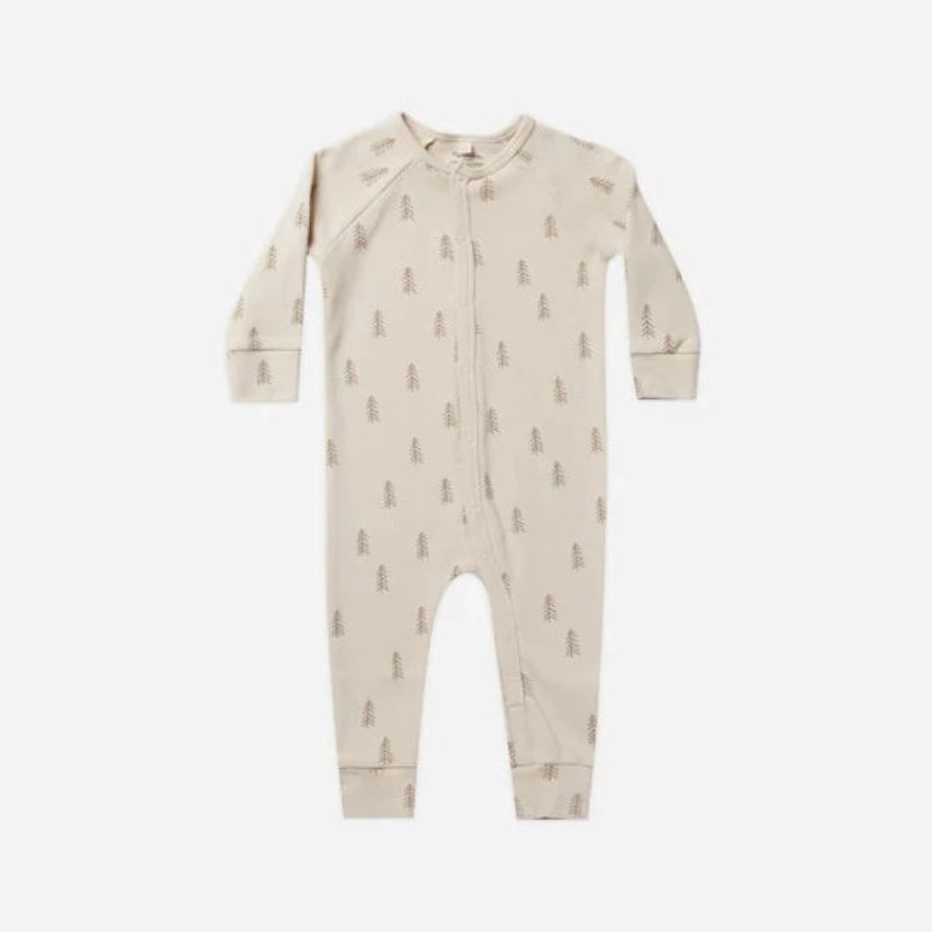 Organic pajama long johns with trees by rylee cru