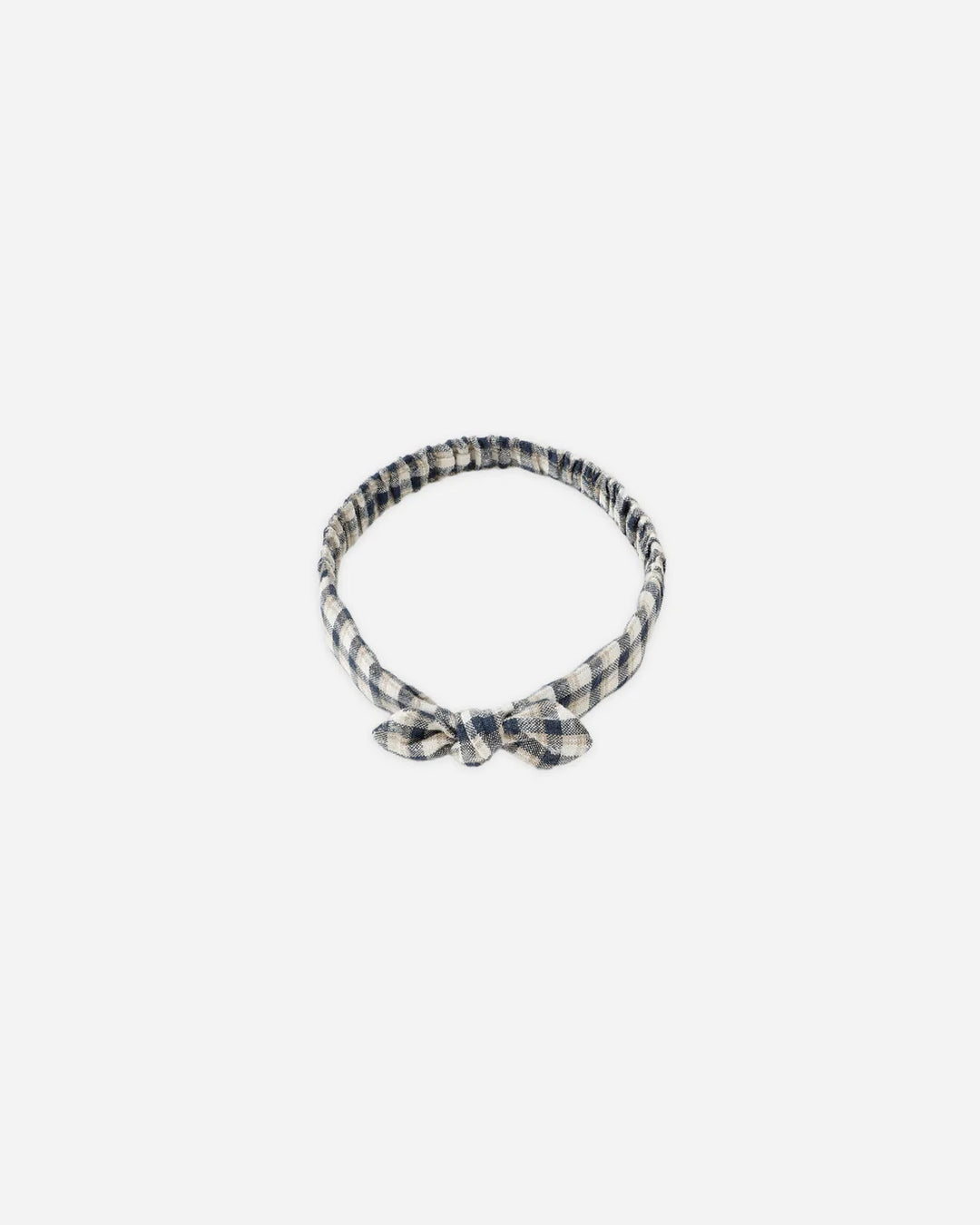 Rylee & Cru Baby Bow Headband in Navy, soft and stylish headband for babies