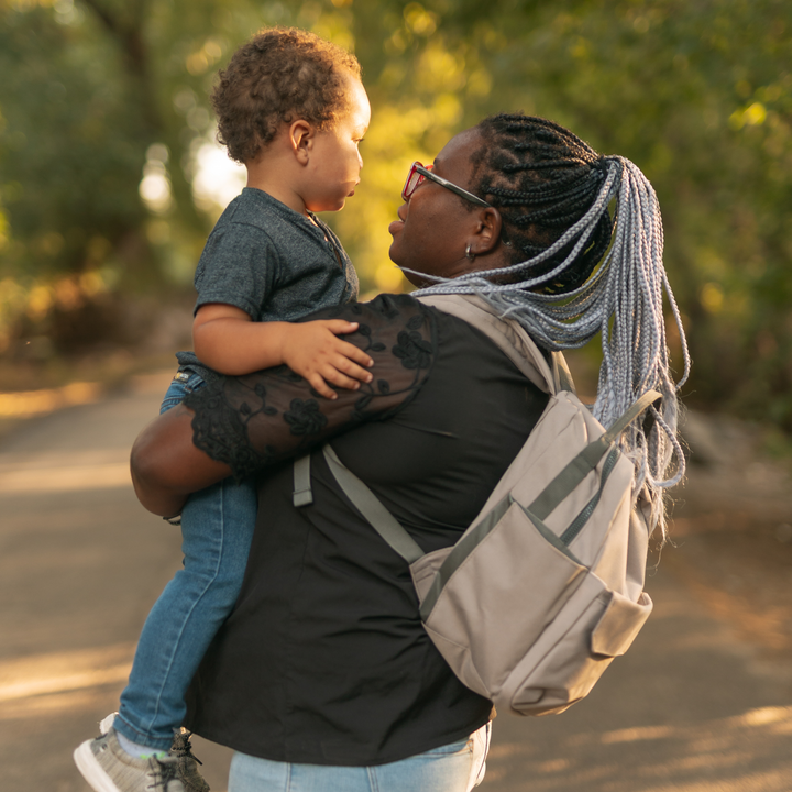Chic and compact, the Little Unicorn Red Rovr Mini Roo Backpack in Truffle is made to fit busy lifestyles and backpacks kids love.
