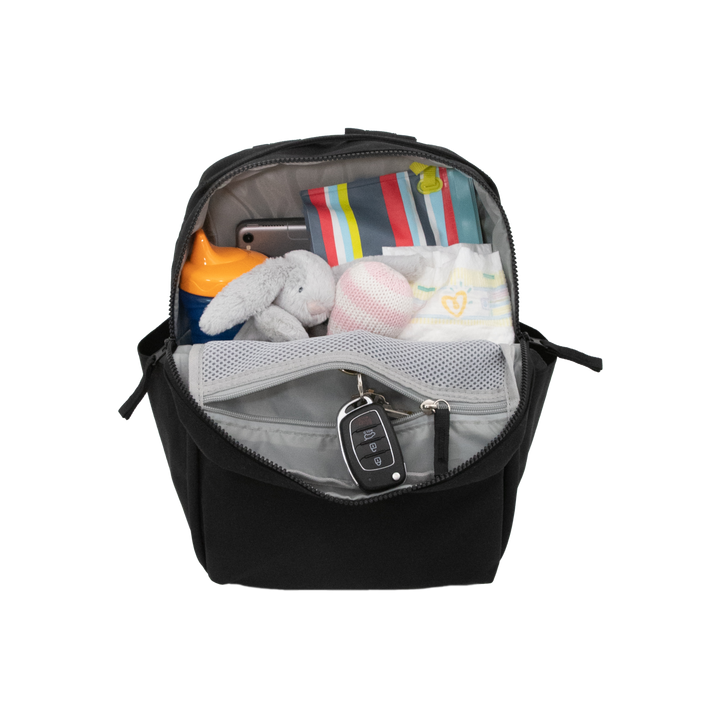 Little Unicorn Red Rovr Mini Roo Backpack in Truffle offers everyday organization for kids school backpacks.