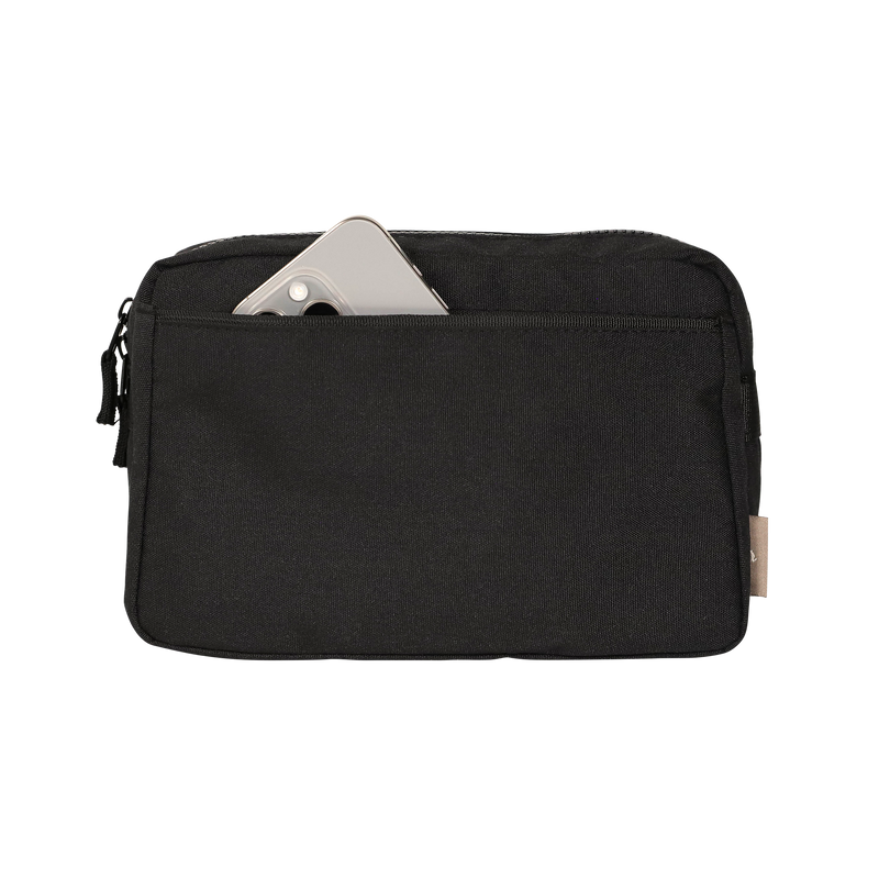 Little Unicorn Red Rovr Joey Belt Bag - Black, lightweight crossbody belt bag for on-the-go style