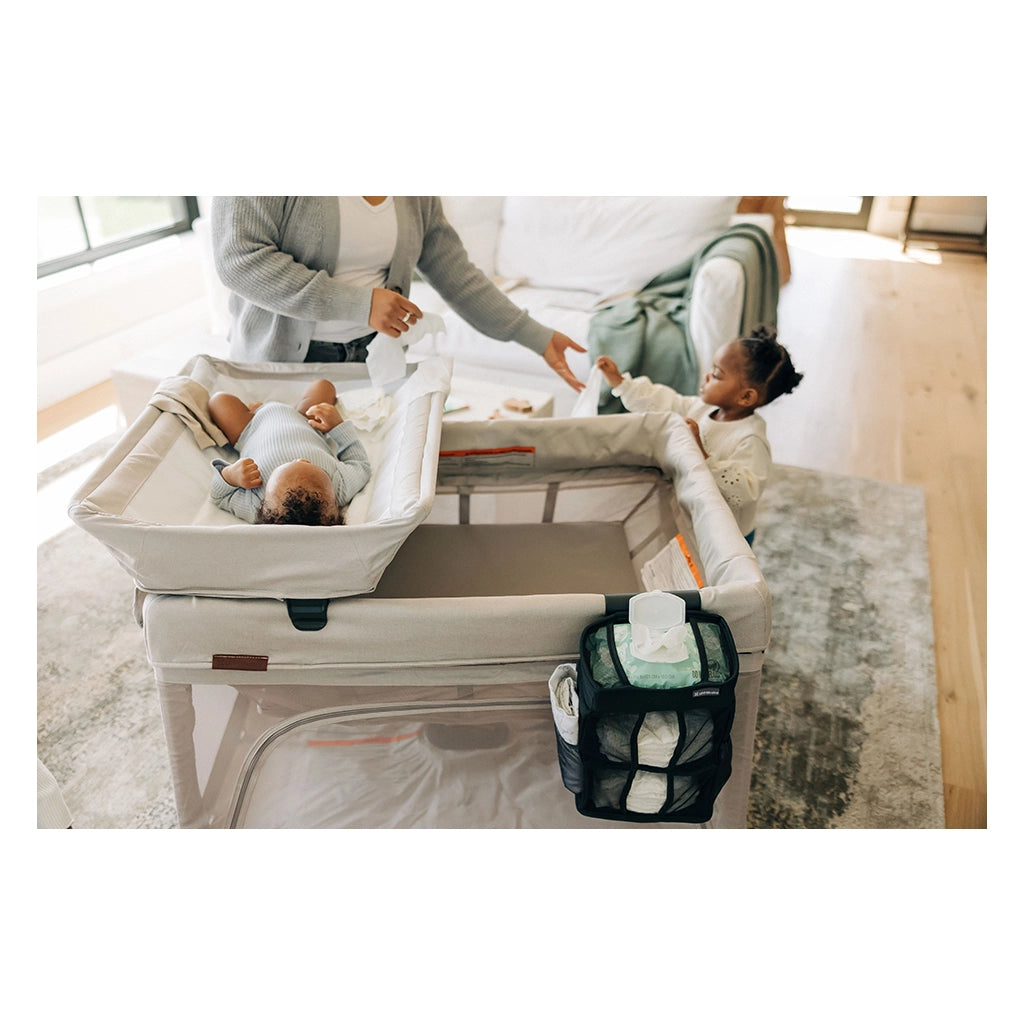 uppababy remi bassinet mode UPPAbaby Remi Playard, Changing Station, & Organizer Charlie