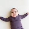 Kyte baby clothing Henley set in Currant