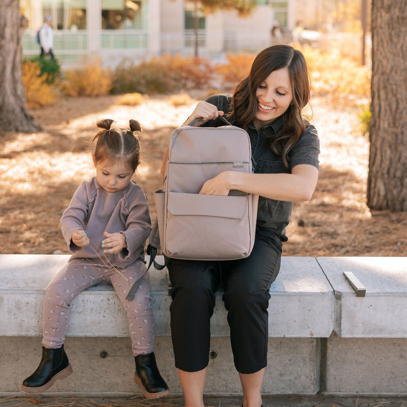 Everyday ease meets modern style in the Little Unicorn Red Rovr Roo Backpack - Truffle, one of the best kids backpack picks.