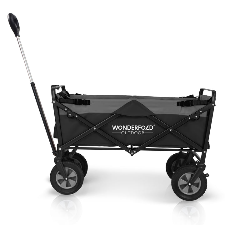 utility wagon wonderfold black and grey