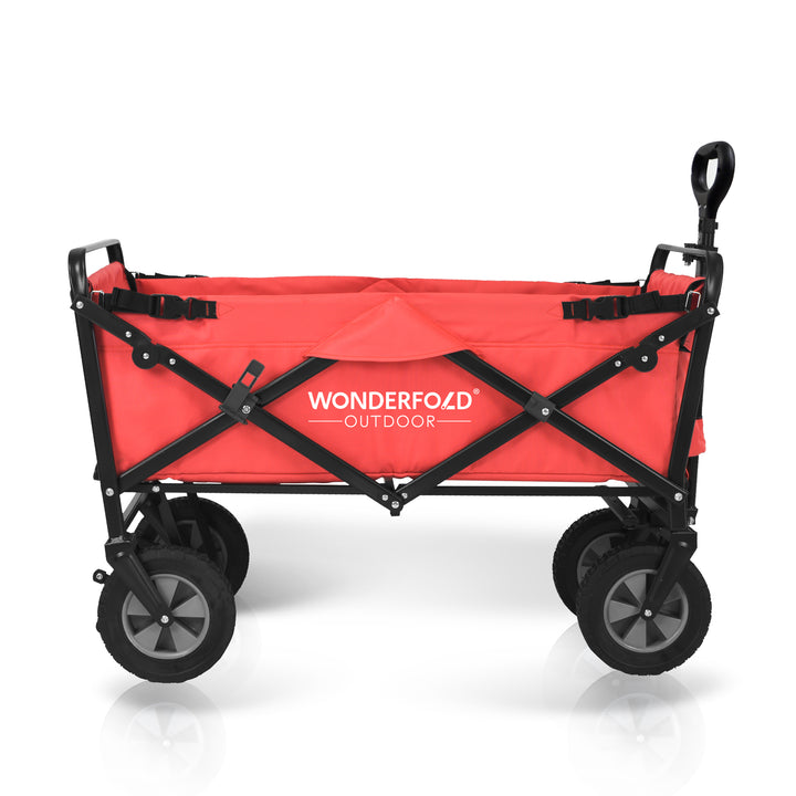red utility wagon wonderfold folding wagon s1