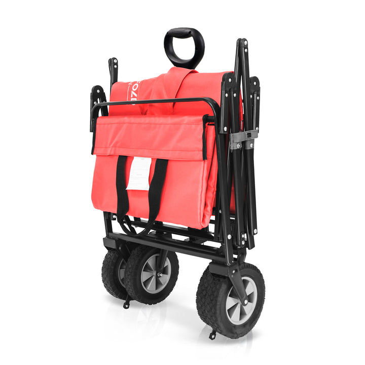 wonderfold folding wagon s1 utility in red