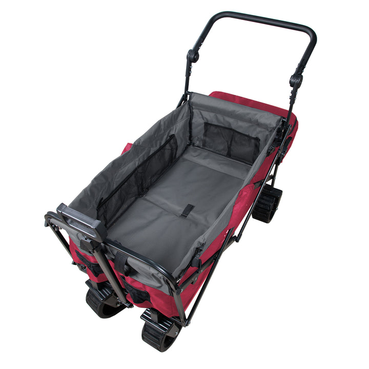 wonderfold s3 wagon stroller with push and pull