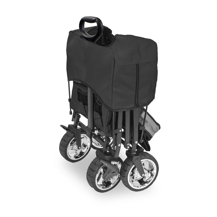 canopy wagon with brakes wonderfold s4 black