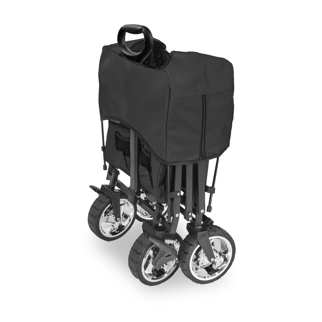 black wonderfold folding wagon s4 model