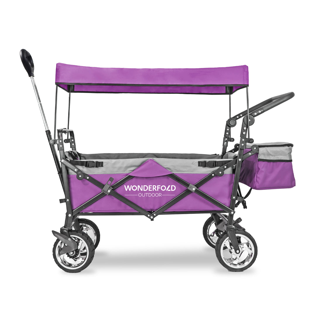 wonderfold s4 purple stroller wagon with brakes