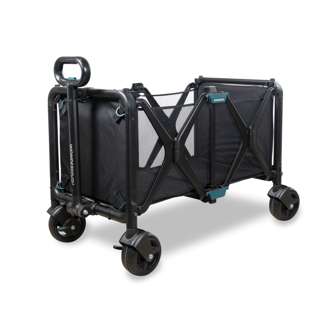 The Wonderfold S5 Convertible Utility Wagon delivers all-terrain performance in a sleek design, ideal for the best stroller wagon adventures.