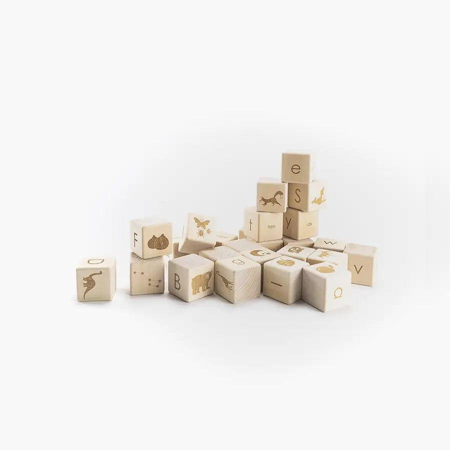 Sabo wooden toy blocks, alphabet educational toys