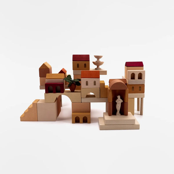 SABO Concept Italian Courtyard wooden stacking toys