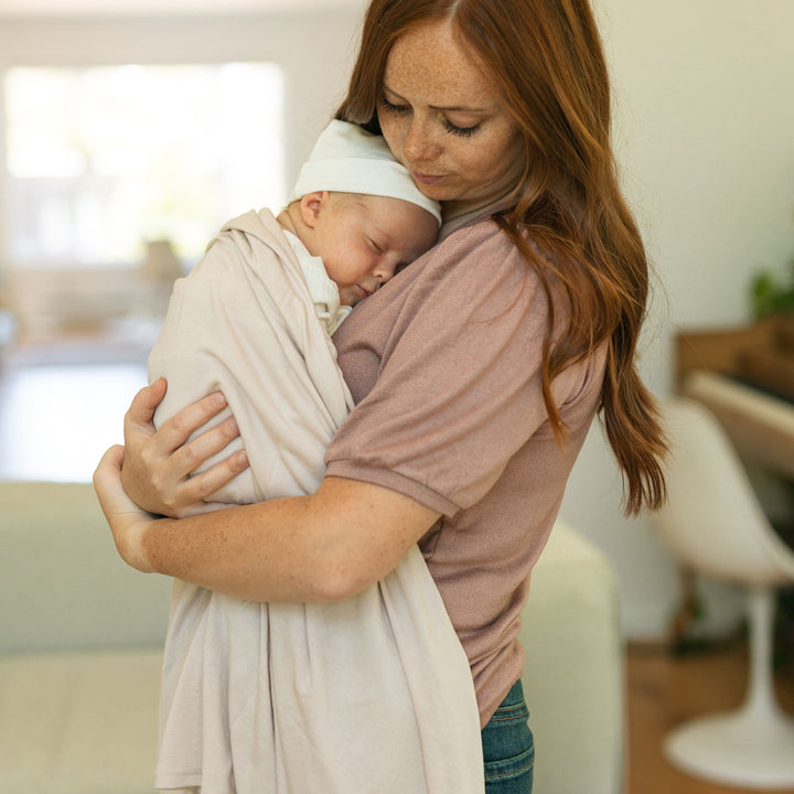 Little Unicorn Stretch Knit Swaddle Blanket 2 Pack - Watercolor Rose, baby blankets for comfortable swaddling