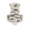 Jellycat plush bashful snow tiger soother