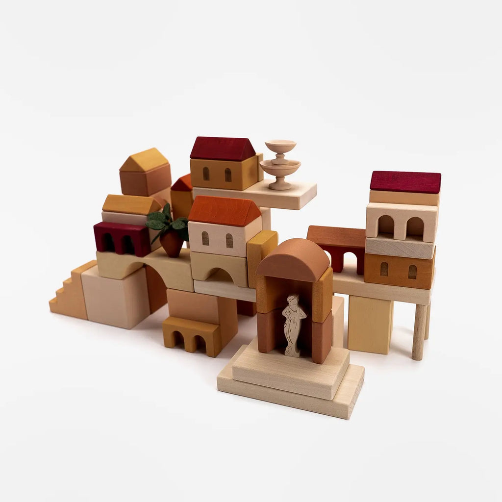 Sabo Concept Italian Courtyard Wooden building block toys