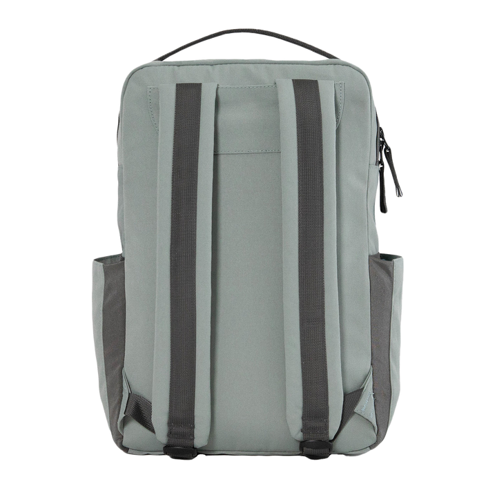 Top angle of Little Unicorn Red Rovr Roo Backpack - Sage, crafted for comfort and ideal as a kids school backpack.