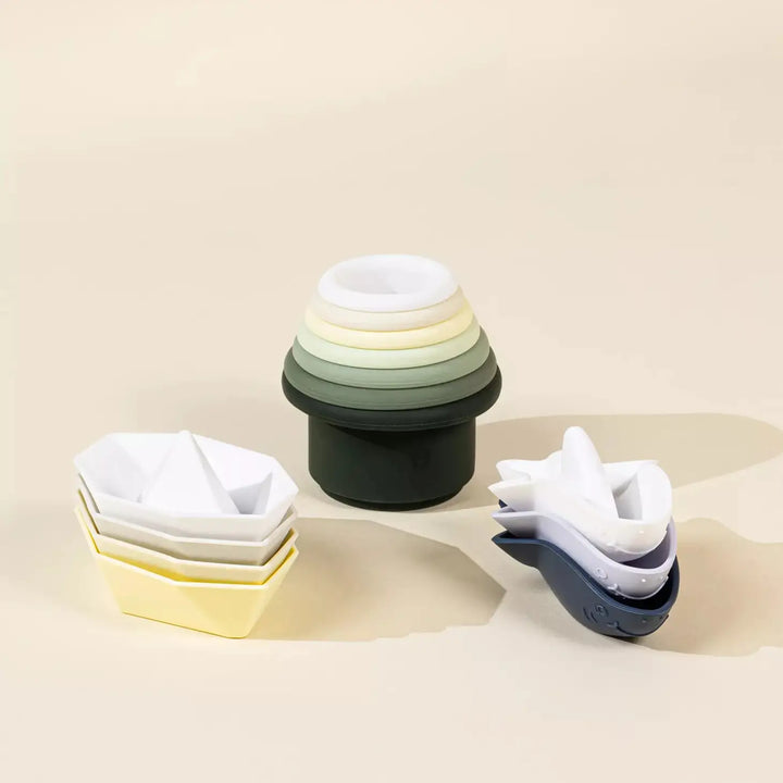 Coco Village silicone bath toy set for toddlers