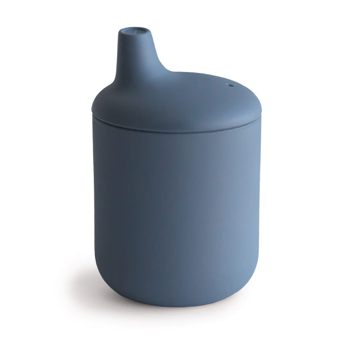 Tradewinds Dark Blue Mushie infant sippy cup combining style and functionality for your little one's hydration needs