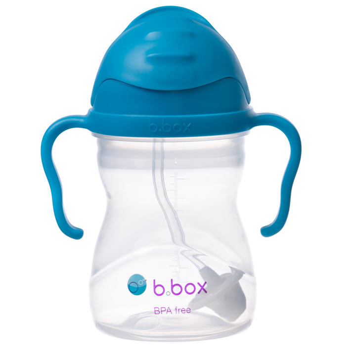 b.box cobalt sippy cup and straw cup